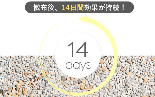 猫砂１４日間効果が持続