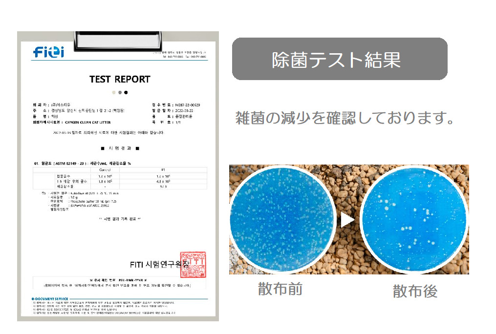 消臭猫砂抗菌効果